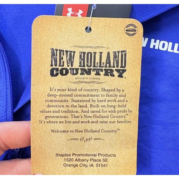 Under Armour Women’s Tech 1/4 Zip Pullover New Holland Tractors Size XXL - Picture 9 of 9